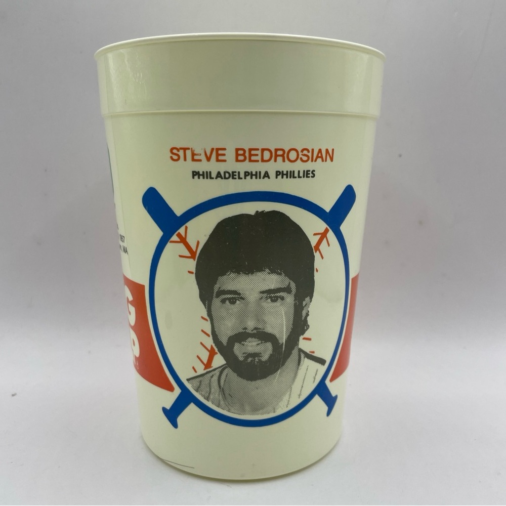 1987 Big Gulp Steve Bedrosian 7/Eleven 32 oz. Cup Philadelphia Phillies 7-11